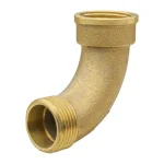 Curva 3/4" M/F 90º LATÃO ROSCADO