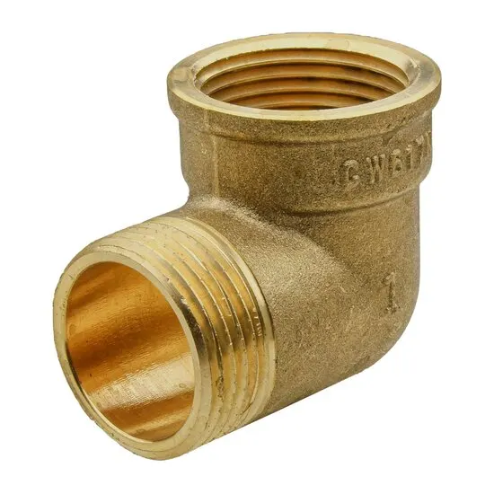 Joelho 1/2" M/F 90º LATÃO ROSCADO