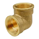 JOELHO 3/4" FF 90º LATÃO ROSCADO