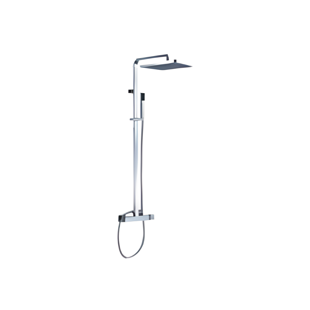 Coluna Quadrado para duche com chuveiro