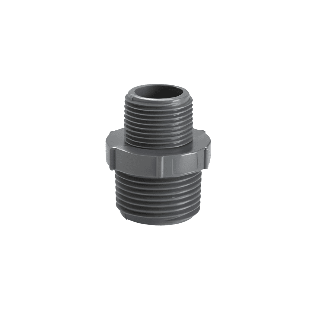 Casquilho duplo redução 1.1/2"x 1.1/4"PVC Roscar
