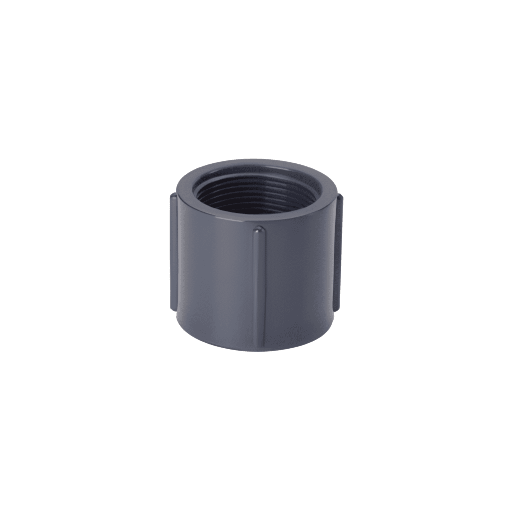União simples 1.1/2" Pvc roscar