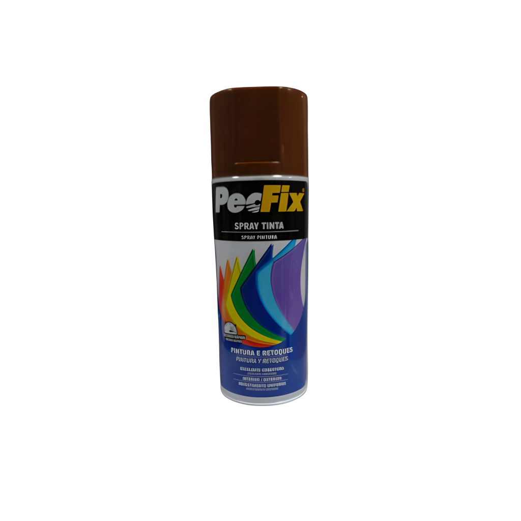 Spray acrílico castanho Pecfix 