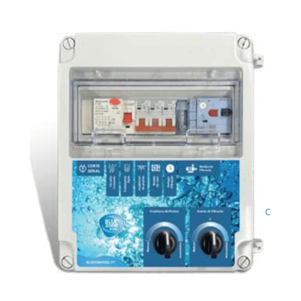 Quadro piscina elétrico 1,6 - 2,5 A 1 T 80 W (trifásico) - Basic ( Com Transformador )