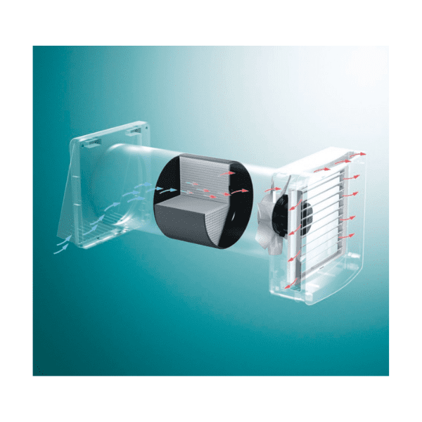 Ventilação mecânica Descentralizada recoVAIR VAR 60 2D VAILLANT