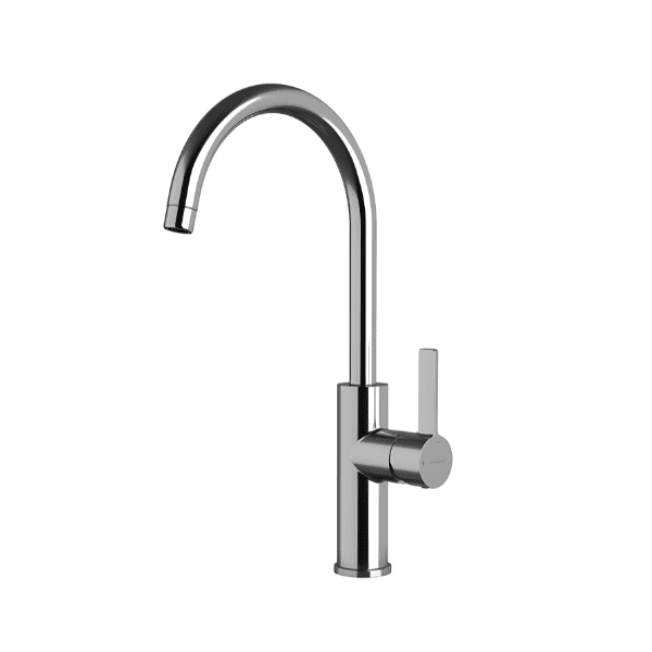 Torneira monocomando de cozinha 330mm 5l/min Alpina Redonda Aberta Fria